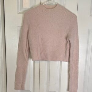 Kendall & Kylie Soft Pink Crew Neck Sweater